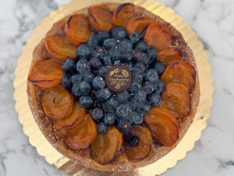 Apricot Blueberry Tart