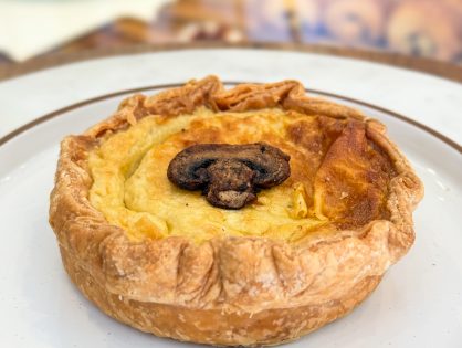 Mushroom & Fontina Quiche